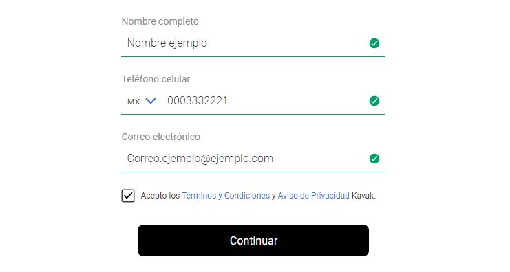 Imagen tomada de la página oficial de kavak.com